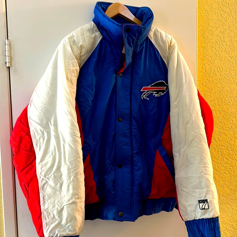 VINTAGE 90s Buffalo Bills Logo 7 winter jacket